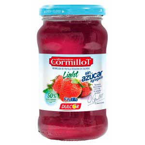 Mermelada de frutilla 390g Light sin azúcar Cormillot.